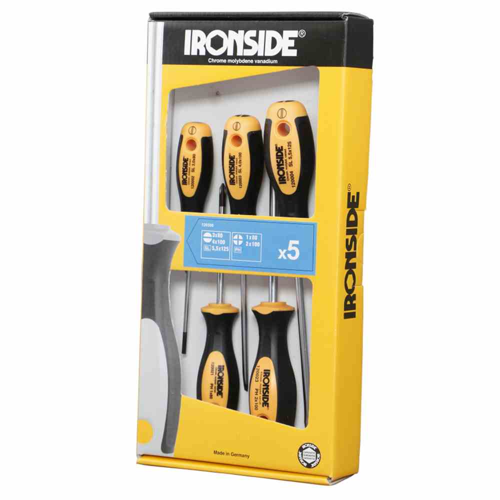 IRONSIDE Schraubendreher-Set 5-tlg. 2500, 120500