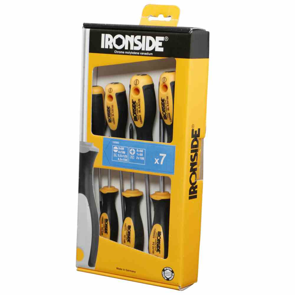 IRONSIDE Schraubendreher-Set 7-tlg. 2500, 120502