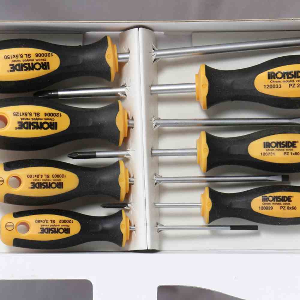 IRONSIDE Schraubendreher-Set 7-tlg. 2500, 120502