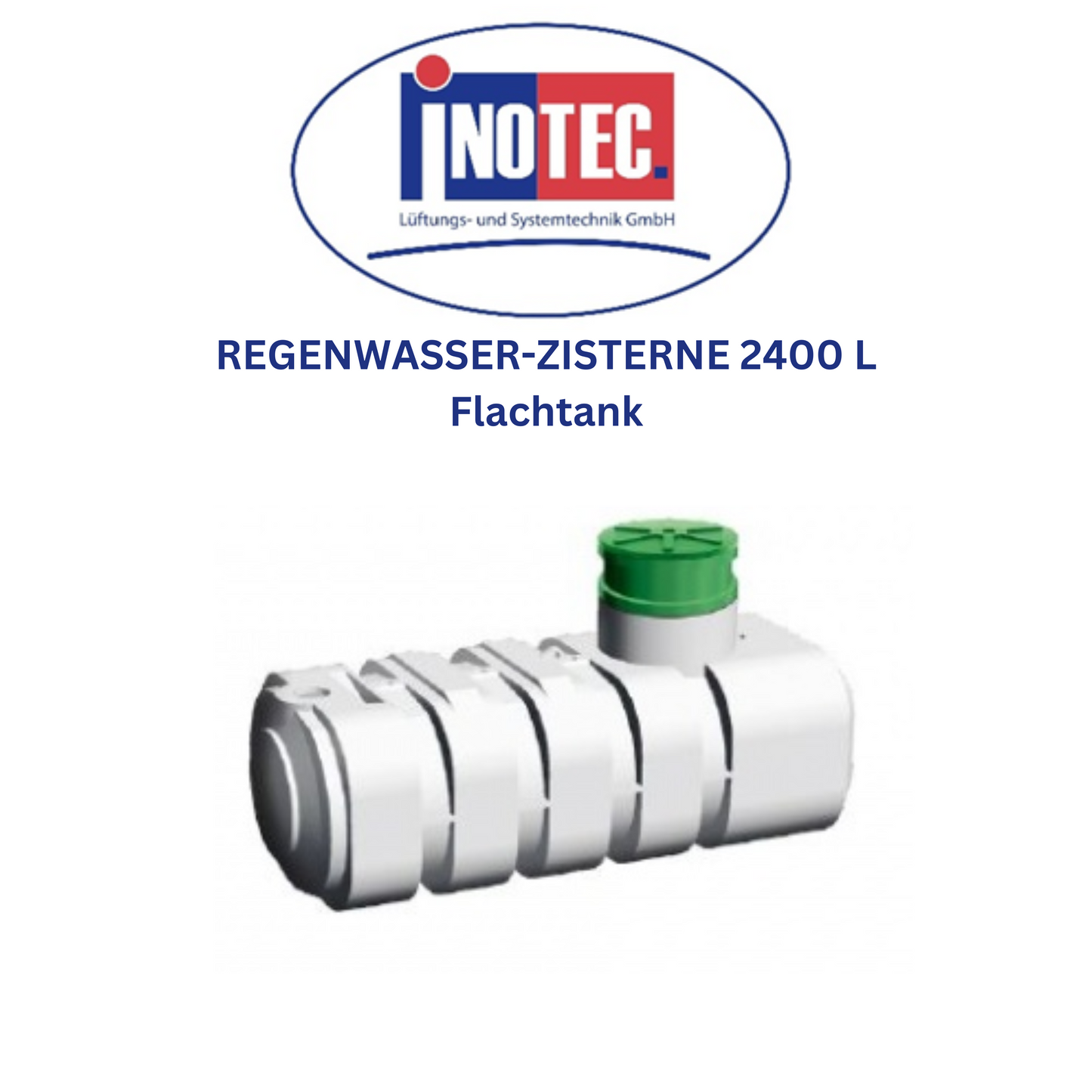REGENWASSER-ZISTERNE Flachtank 2400 L ❗ nur telefonische Bestellung ❗