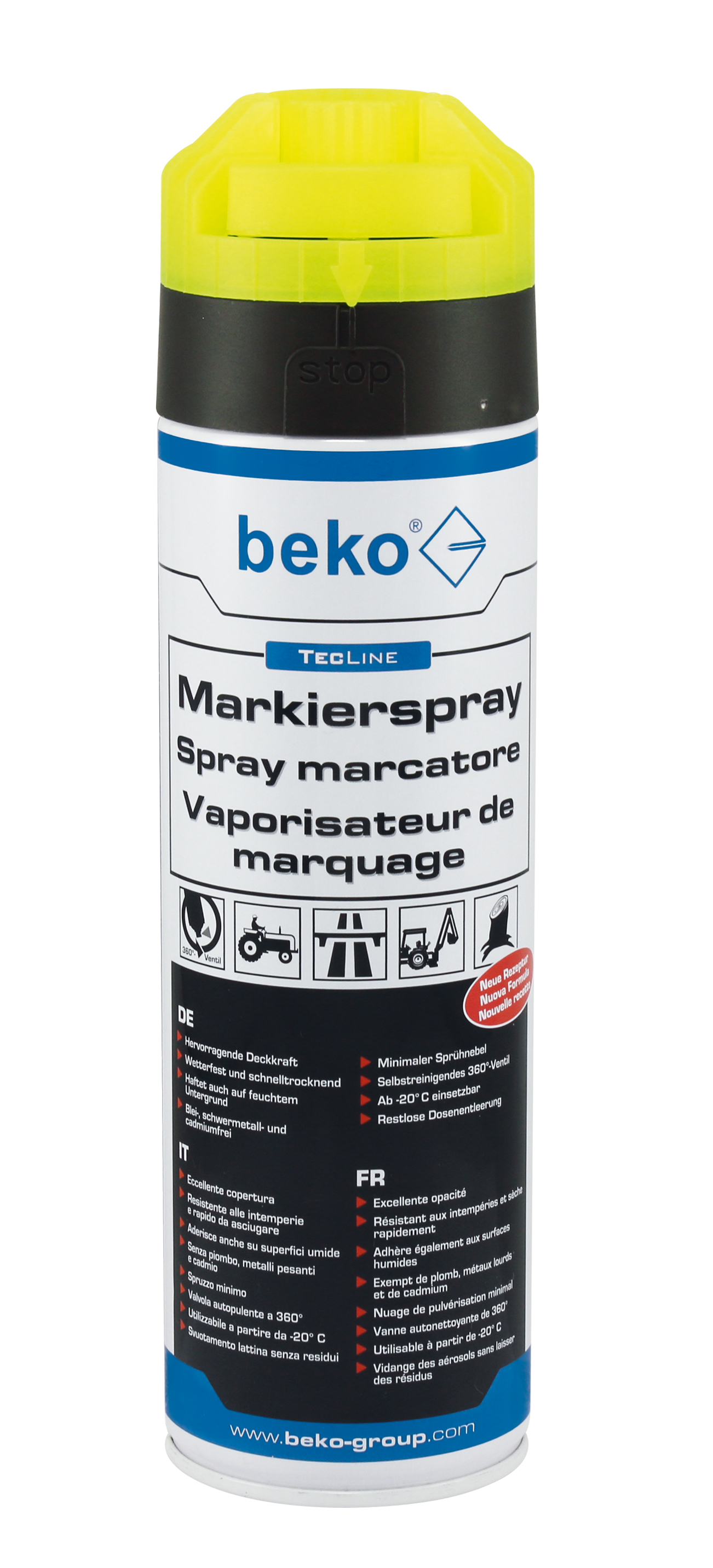 TecLine Markierspray 500ml leuchtgelb