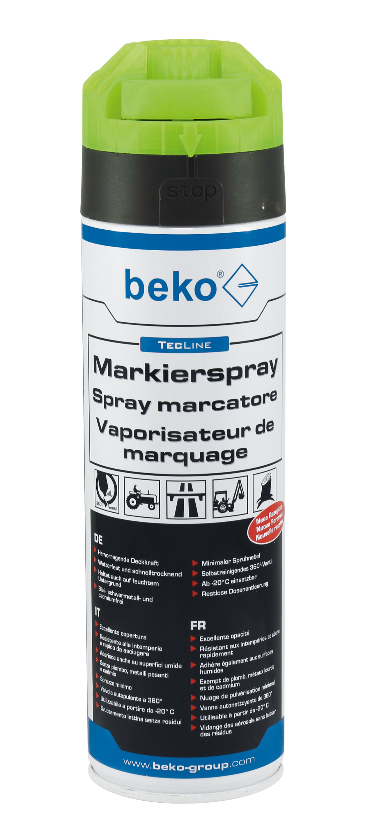 TecLine Markierspray 500ml grün
