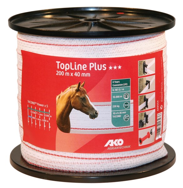 Weidezaunband Top Line Plus 200m, 40mm