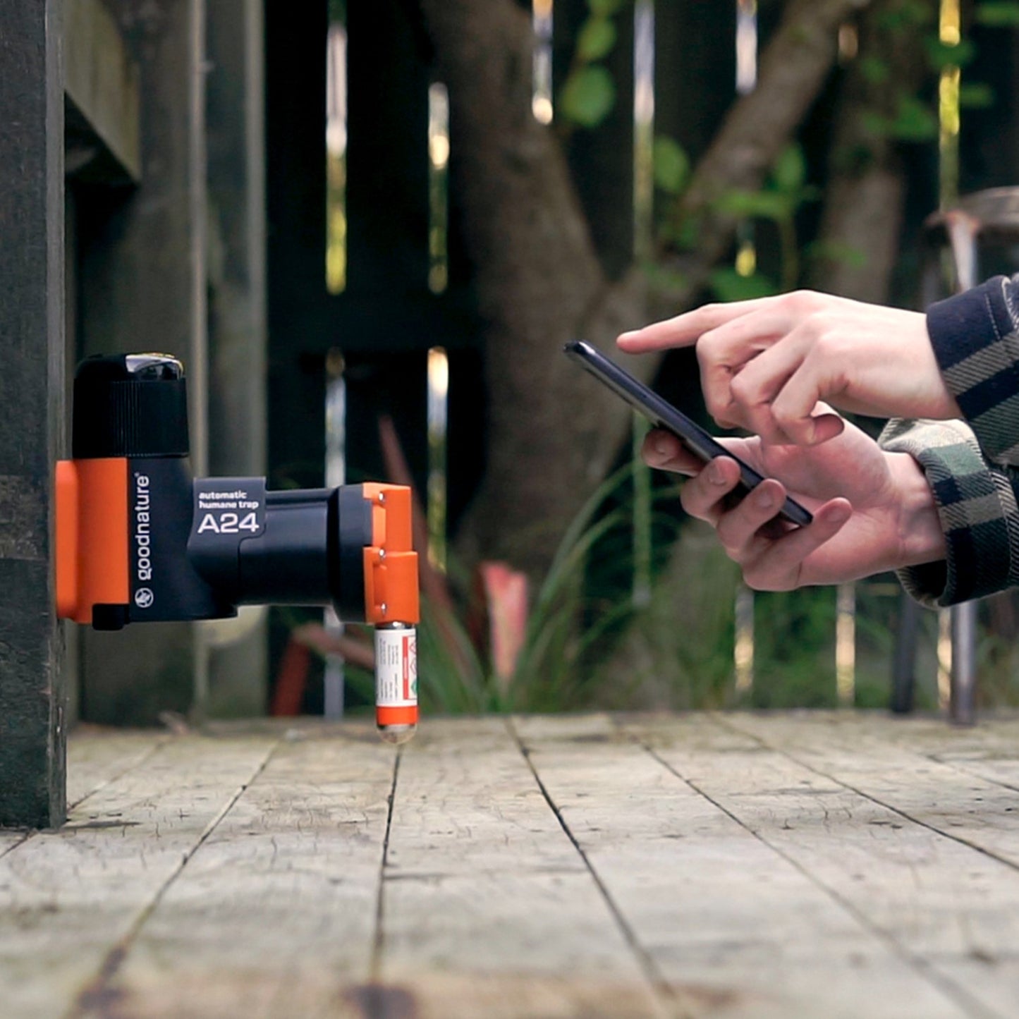 Goodnature Smart-Falle mit Zubehör
