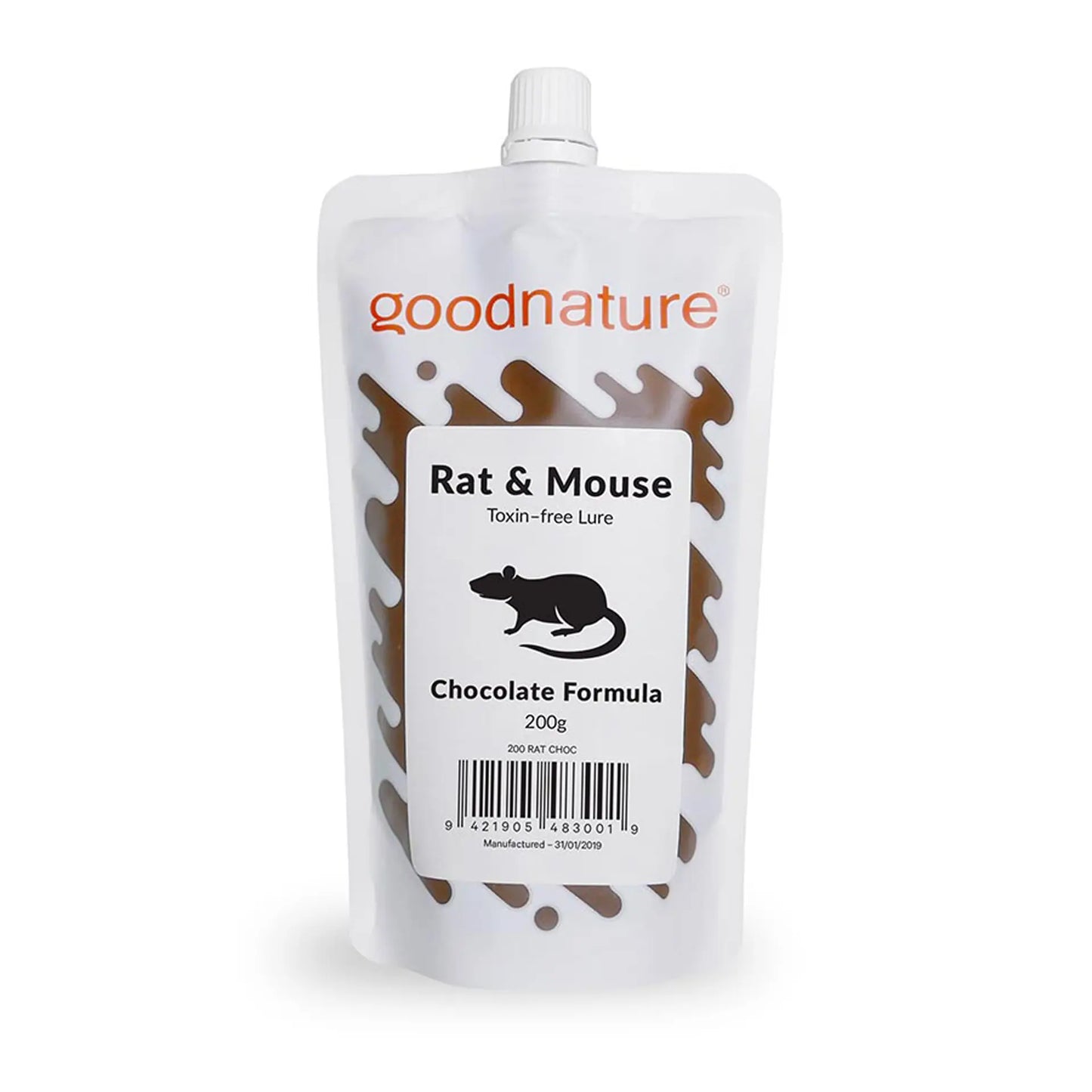 Goodnature Ratten und Mäuse Lockstoff Schokoladenbeutel 200 gr (10 Stück)