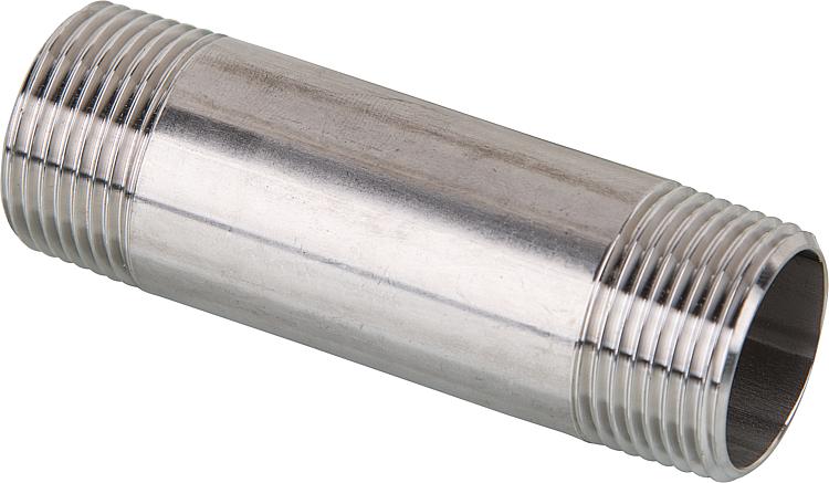 Rohrdoppelnippel V4A 1/2" x 180 mm SL