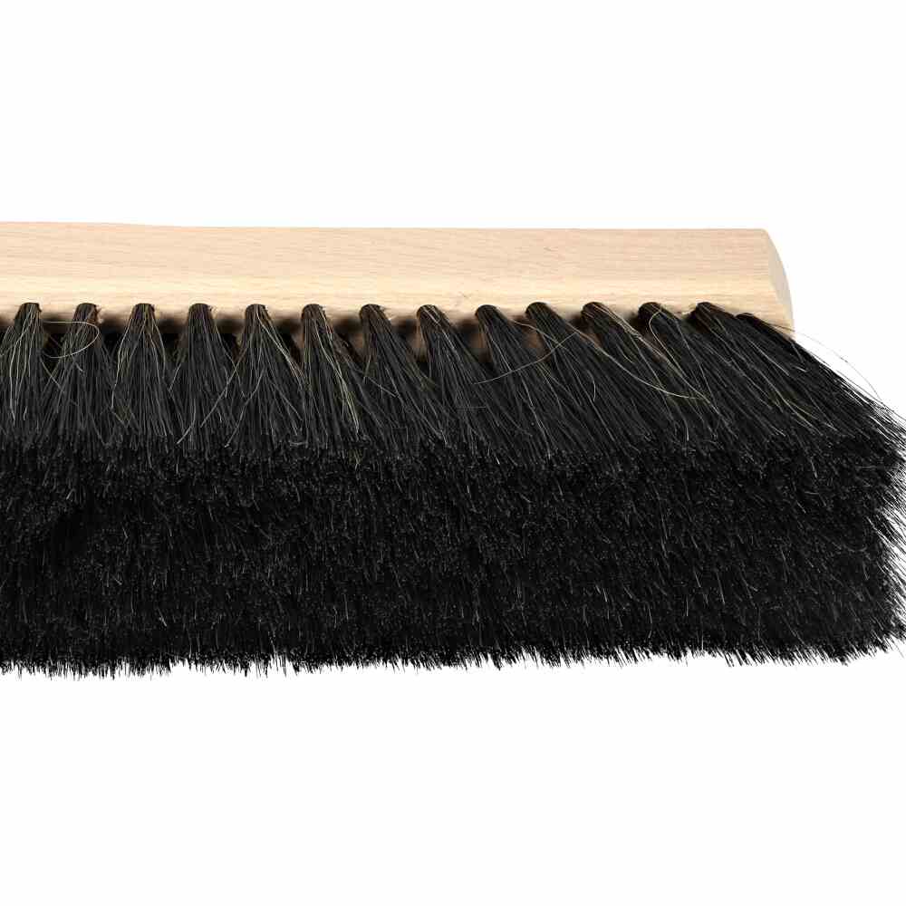 Saalbesen Naturhaar 60 cm Sattelholz mit Stielloch