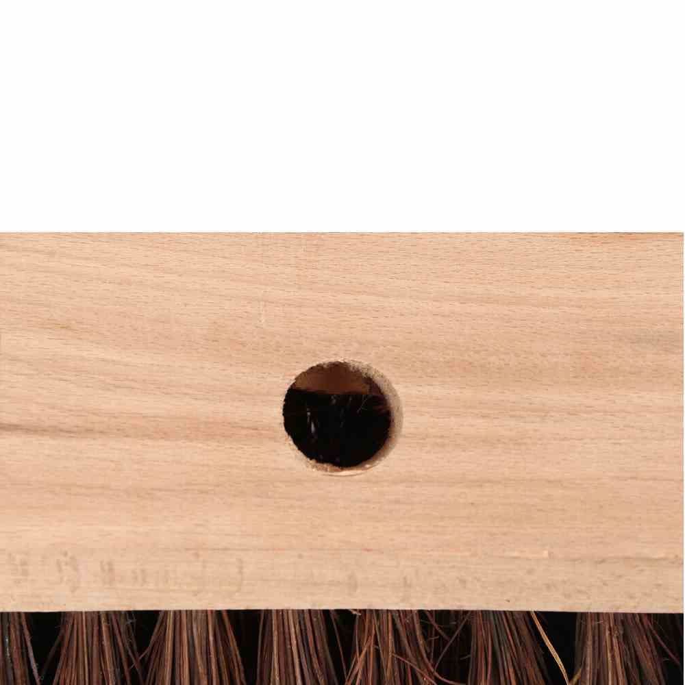 Straßenbesen Bahia 40 cm mit Sattelholz und Stielloch
