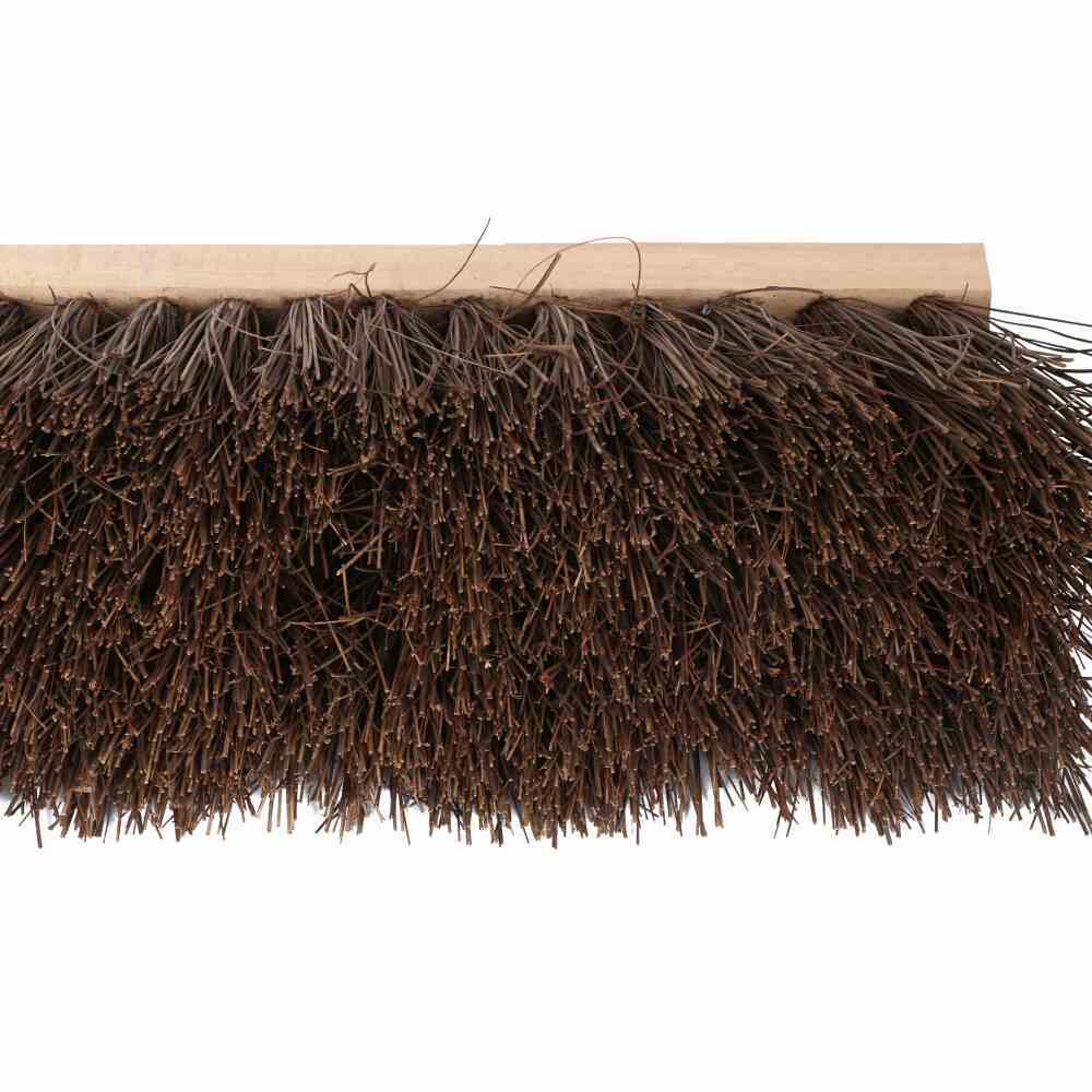 Straßenbesen Bahia 40 cm mit Sattelholz und Stielloch