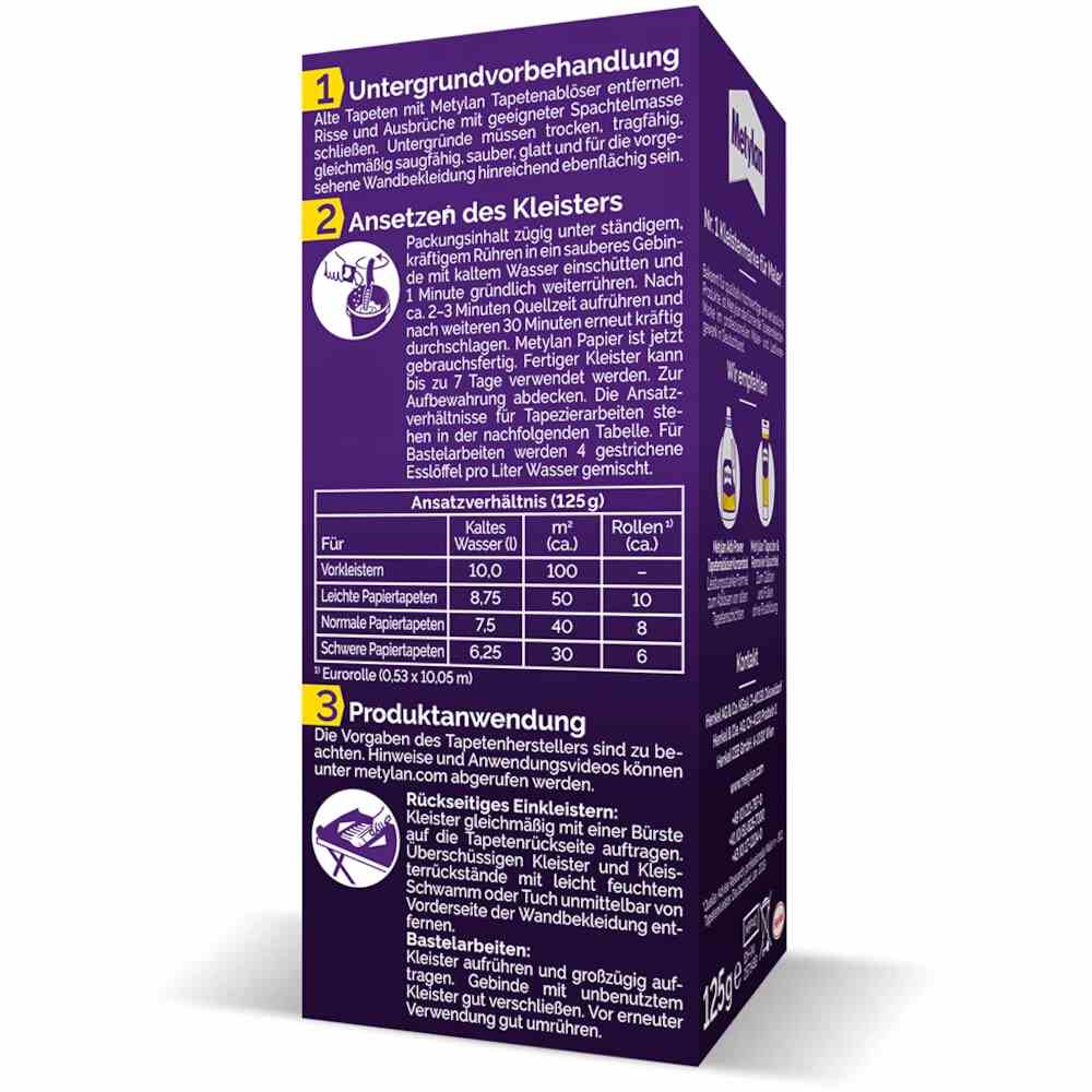 Tapetenkleister Papier 125 g
