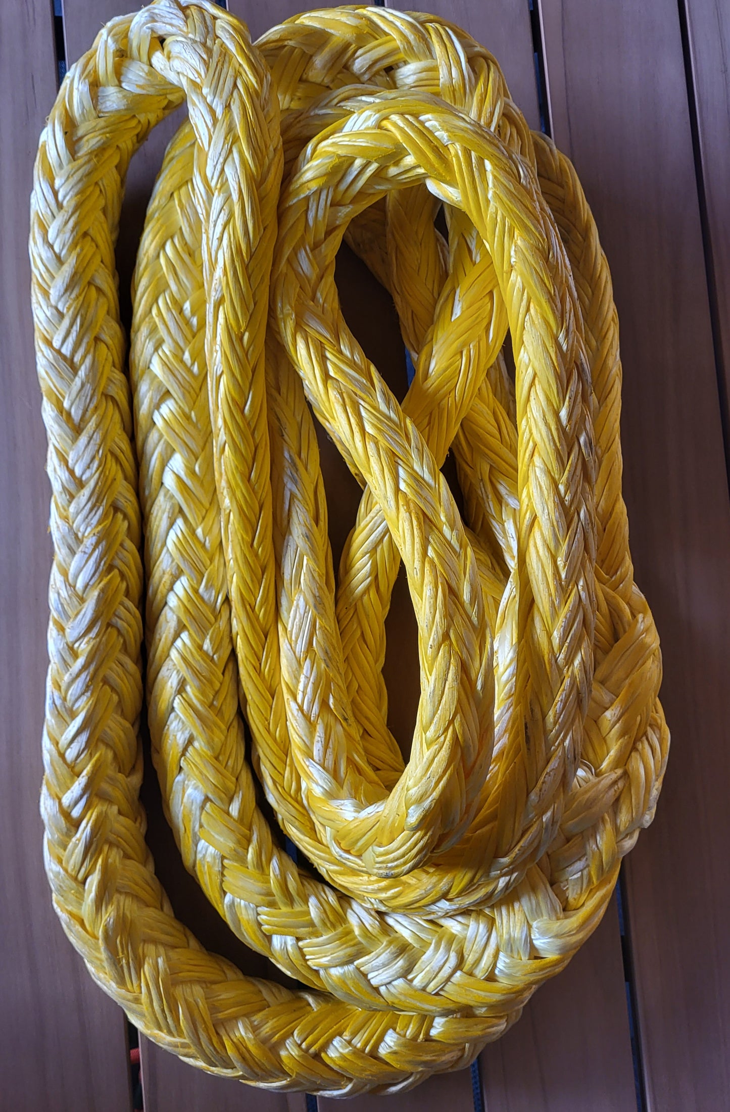 Seil gelb Ø 25 mm, 5 m mit 2 Schlaufen