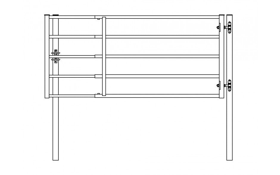 Weidetor C-Profil , 405-500 cm x 114 cm ❗ nur Abholung ❗ telefonische Bestellung!!!