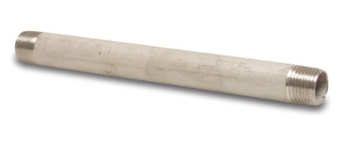 Profec Rohrnippel Edelstahl 1/2" AG