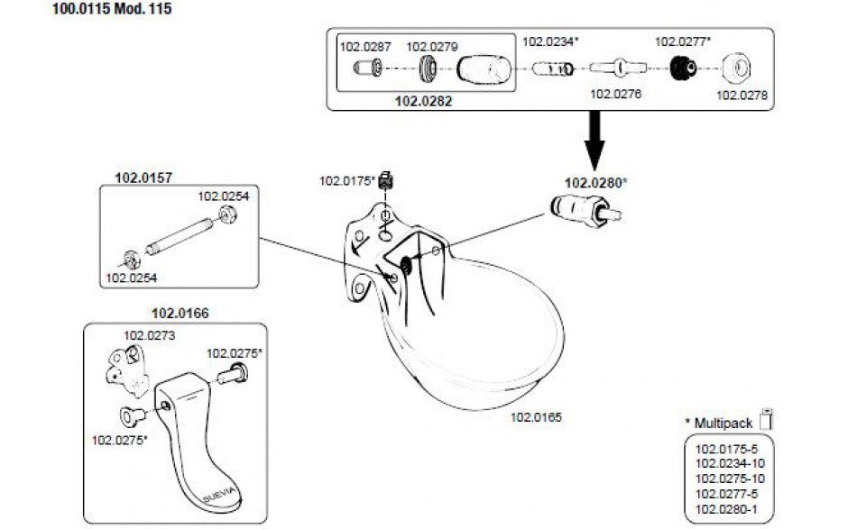 Tränkebecken Mod. 115
