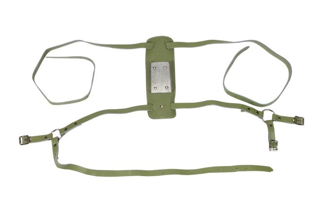 Bocksprunggeschirr, Leder