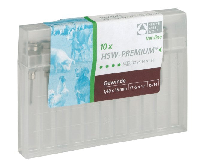 Premium-Kanüle mit Gewindeansatz 1,4 x 20mm