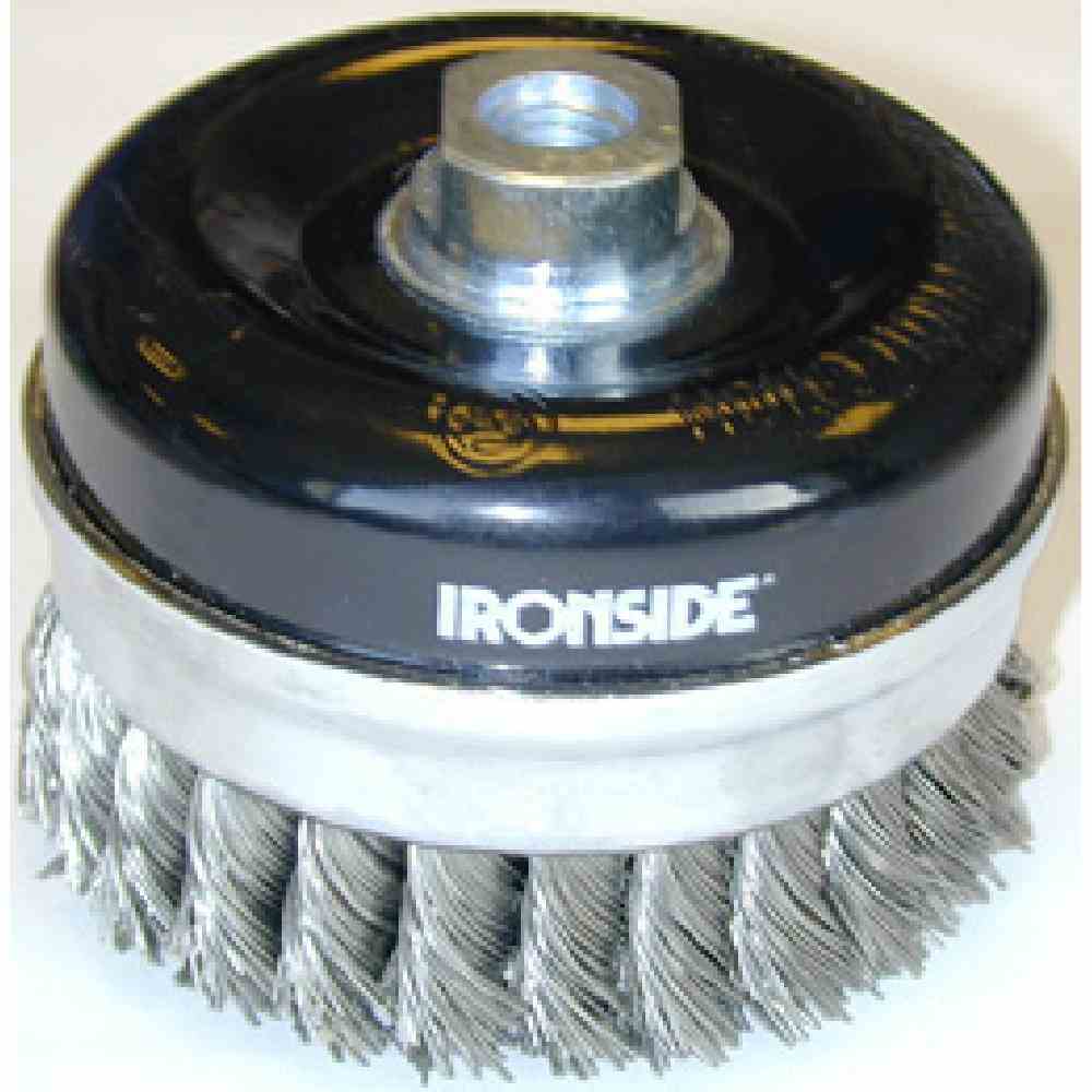 Topfbürste Stahl Ø 75mm, für Winkelschleifer