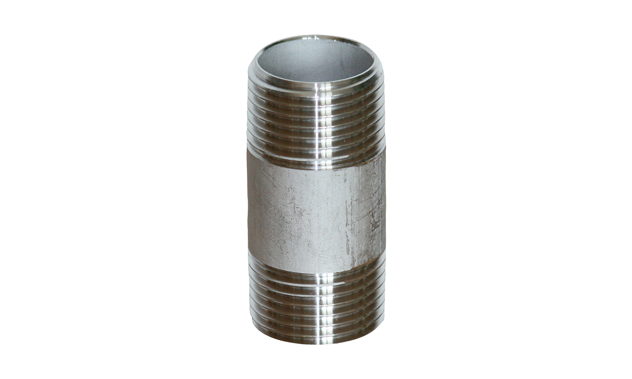 VA-Rohrdoppelnippel 3/8" x 40mm AG
