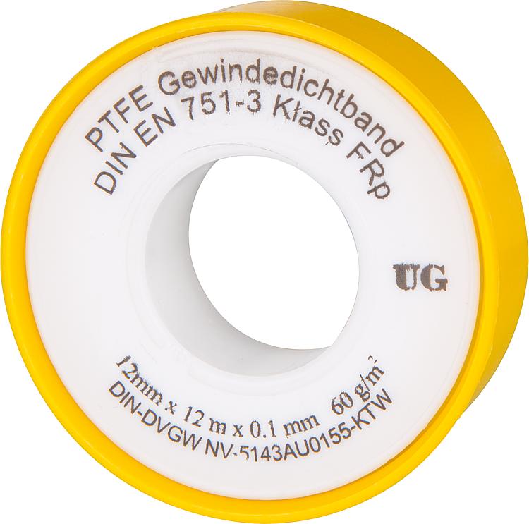 Gewindedichtungsband 12mm weiß