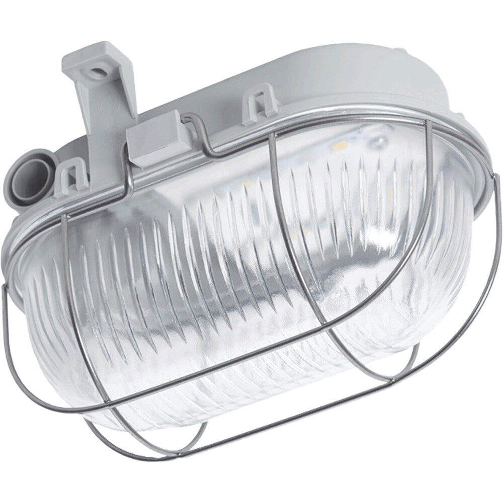 Kellerleuchte OVAL max 60W E27 (Stahlkorb klappbar) ohne Leuchtmittel