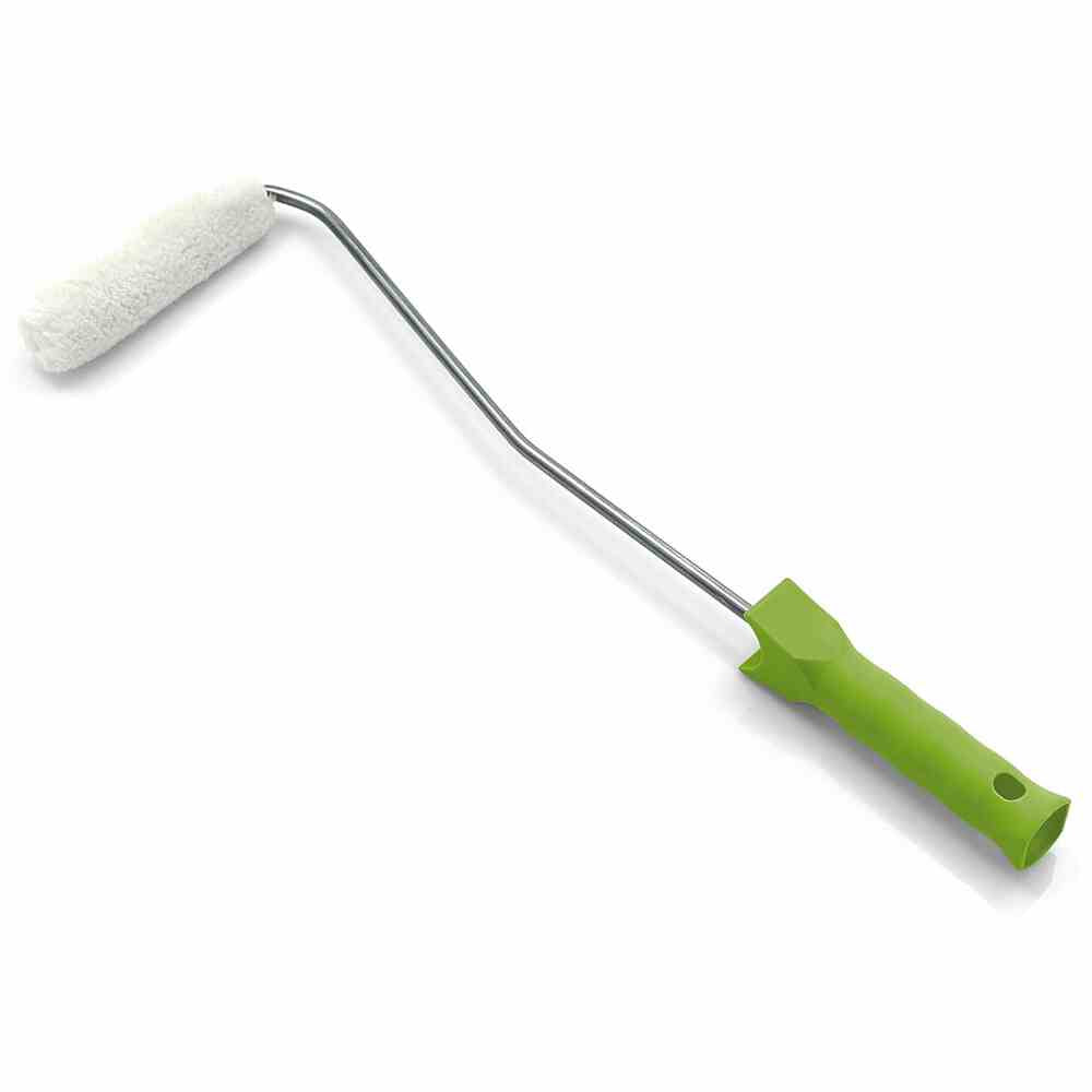 Kleinflächen-Walze Plüsch 10 cm Komplettroller Ø15mm , Florhöhe 12mm