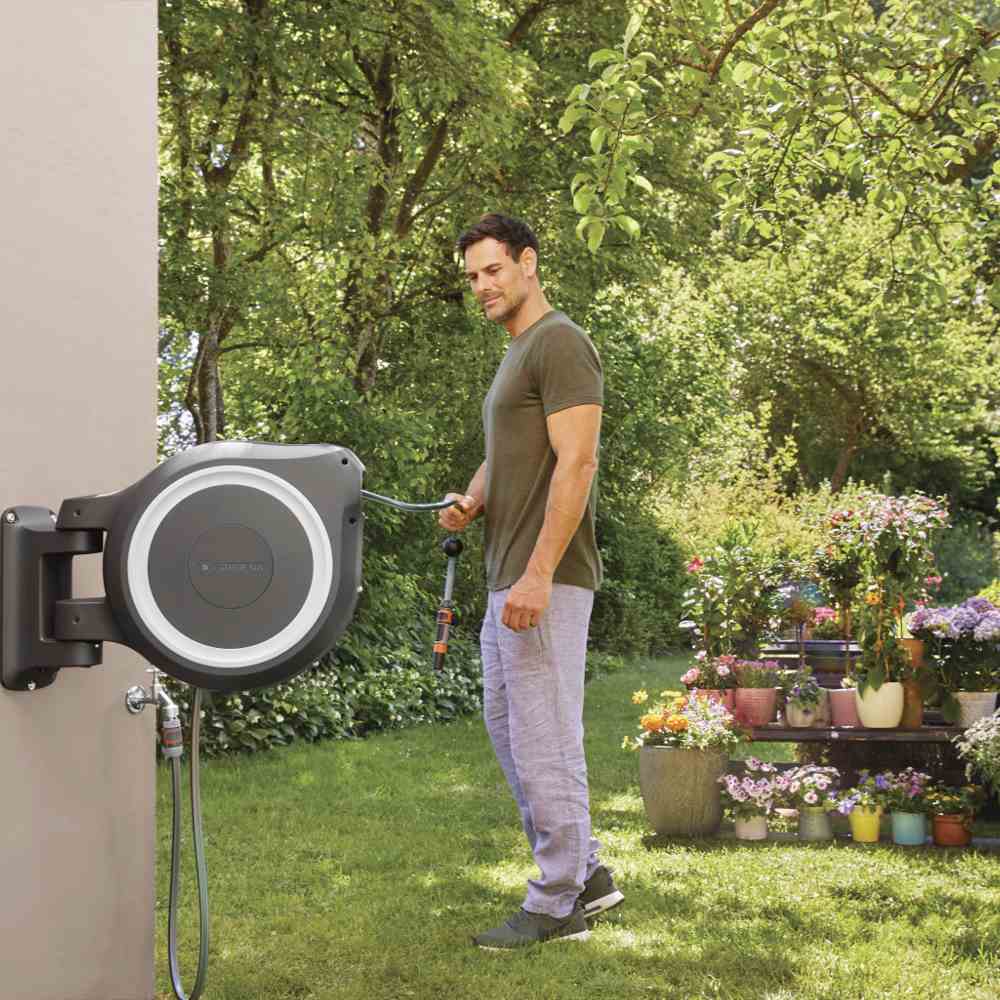 Gardena Wand-Schlauchbox RollUp M/L 25 m weiß ❗ nur Abholung ❗ telefonische Bestellung!!!