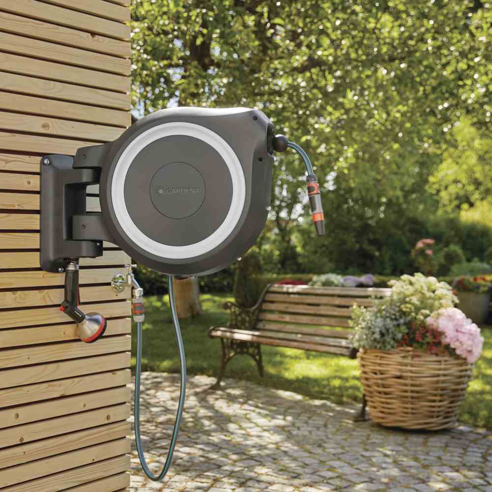 Gardena Wand-Schlauchbox RollUp M/L 25 m weiß ❗ nur Abholung ❗ telefonische Bestellung!!!