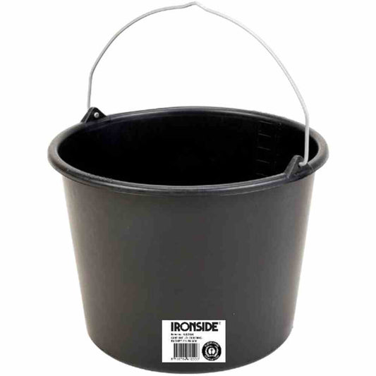 Baueimer 12 Liter schwarz