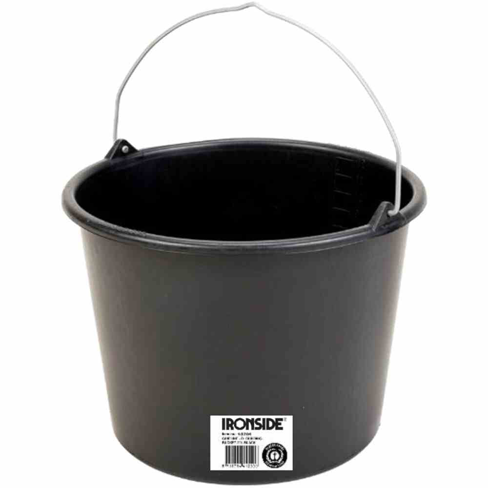 Baueimer 20 Liter schwarz