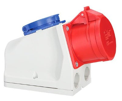 PCE CEE-Wanddose 5x16A m. Schu.Dose 9215-6