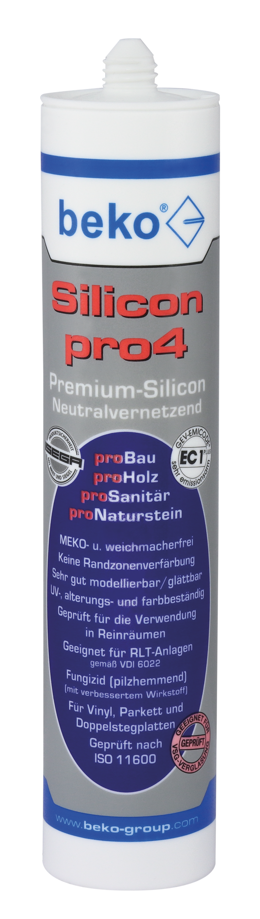 Silicon pro4 Premium 310ml transparent