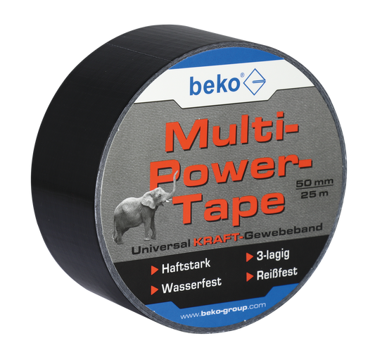 Multi-Power-Tape 50mm x 50m, schwarz