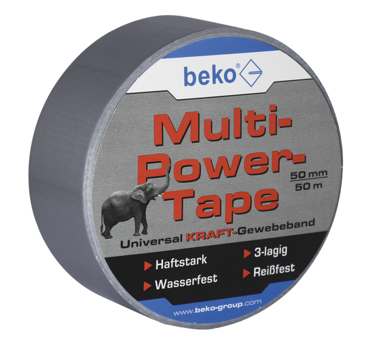 Multi-Power-Tape 50mm x 50m, silber