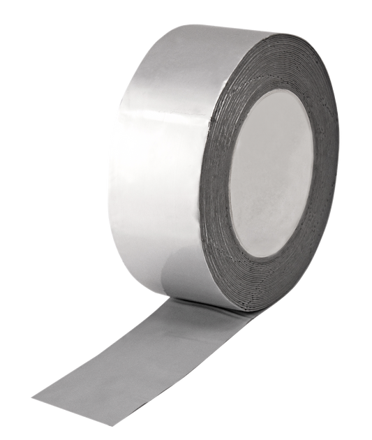 Butylband 50mm x 10m, alu-blank