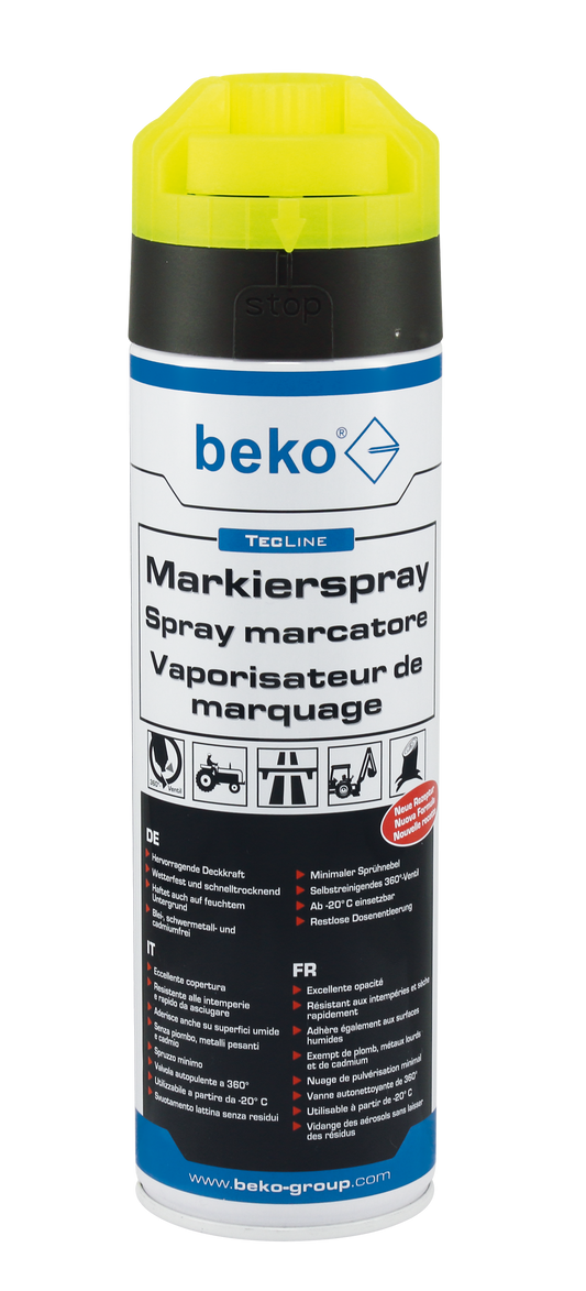 TecLine Markierspray 500ml leuchtgelb