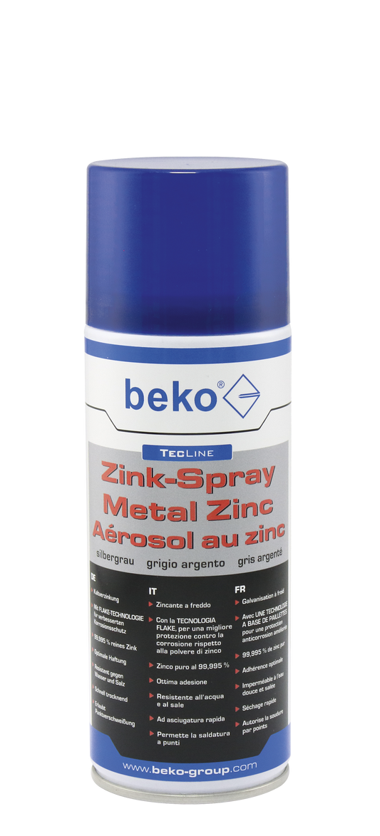 TecLine Zink-Spray 400ml silbergrau