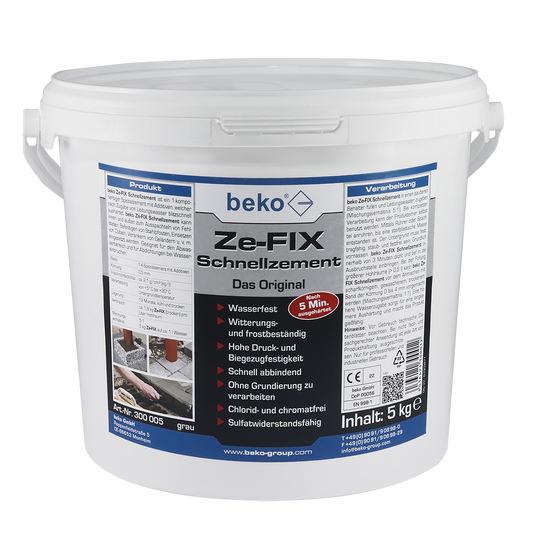 Ze-FIX Schnellzement 5kg Eimer