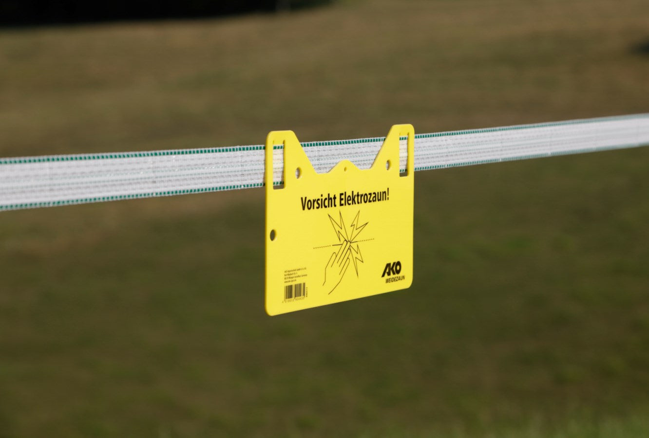Warnschild Elektrozaun "hook - in"