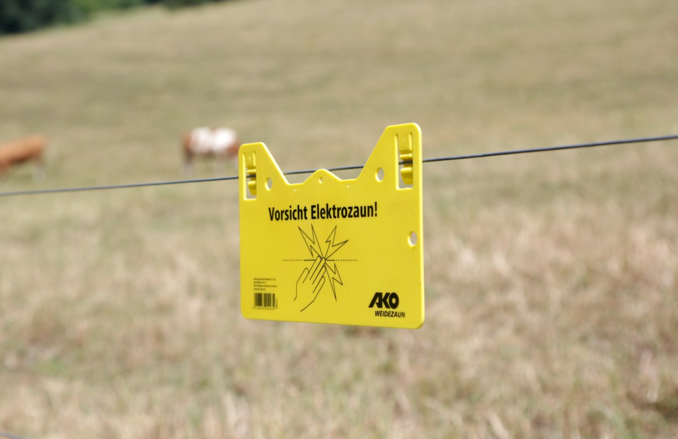 Warnschild Elektrozaun "hook - in"