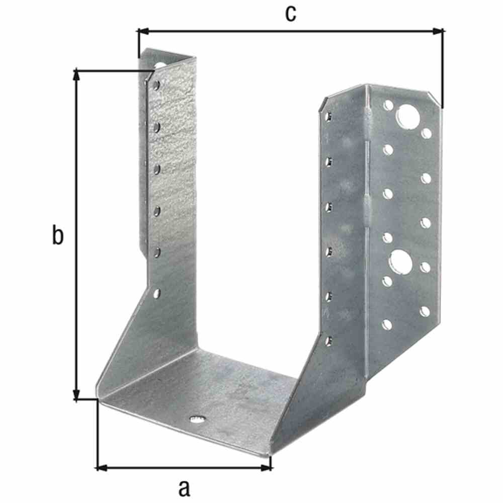 Balkenschuh 100x140x2,0mm verzinkt