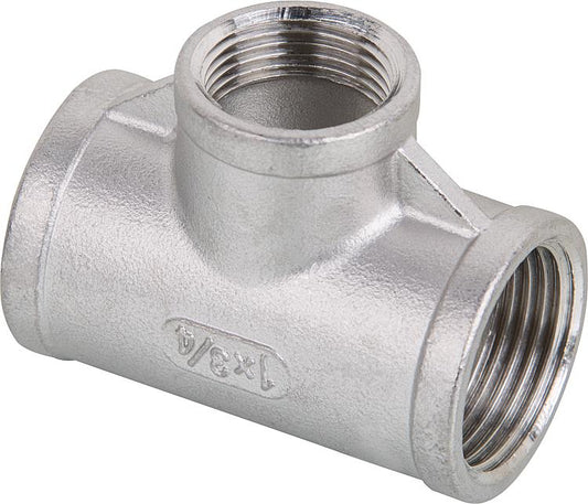 T-Stück reduziert V4A 3/4" x 1/2"