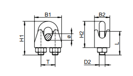 Drahtseilklemme A4 Ø6mm