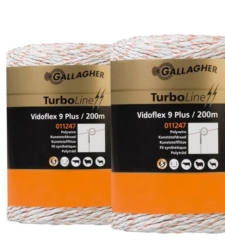Duopack Vidoflex 9 TurboLine Plus (weiß, 2 x 200 Meter)