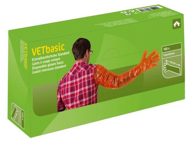 Einmalhandschuhe Vetbasic, 90cm Länge