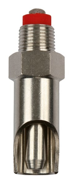 Beißnippel Edelstahl 3/4" mit 1/2" Anschluss, 12mm Stift