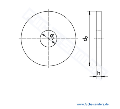 Scheiben A2 R 13,5